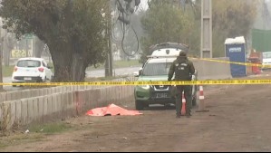 Encuentran cuerpo dentro de canal Santa Marta a un costado de Camino Melipilla en Maipú: Se investiga participación de terceros