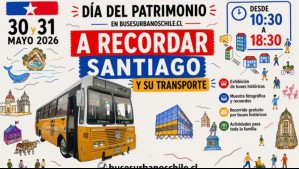 Día de los Patrimonios 2026: recorre la historia del transporte público de Santiago a bordo de las 'micros amarillas'