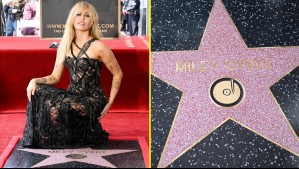 Miley Cyrus recibe su estrella en Hollywood a 20 años de su debut como 'Hannah Montana'