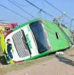 Un bus de Turbus con cerca de 25 pasajeros volcó en el km 176 de la Ruta 5, en Teno, Región del Maule. El accidente dejó al menos dos personas fallecidas y se desconoce el número exacto de heridos de gravedad.