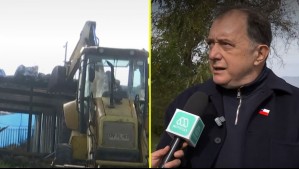 Ministro Poduje por demolición en El Olivar: 'Esta fue una reconstrucción desastrosa que nosotros heredamos'