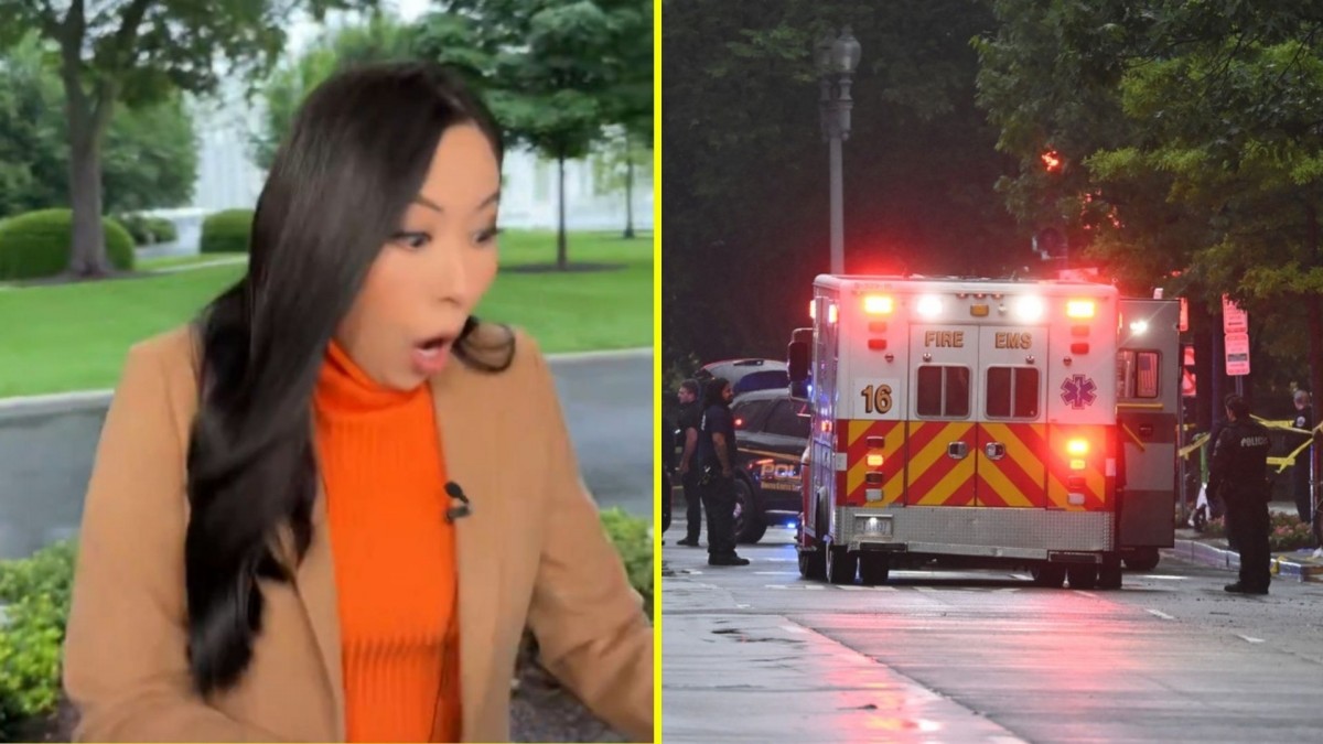 Video muestra momento en que se registran disparos fuera de la Casa Blanca: Reportera corre a resguardarse