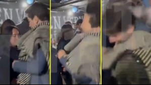 Captan momento exacto en que diputado Javier Olivares fue agredido en Olmué