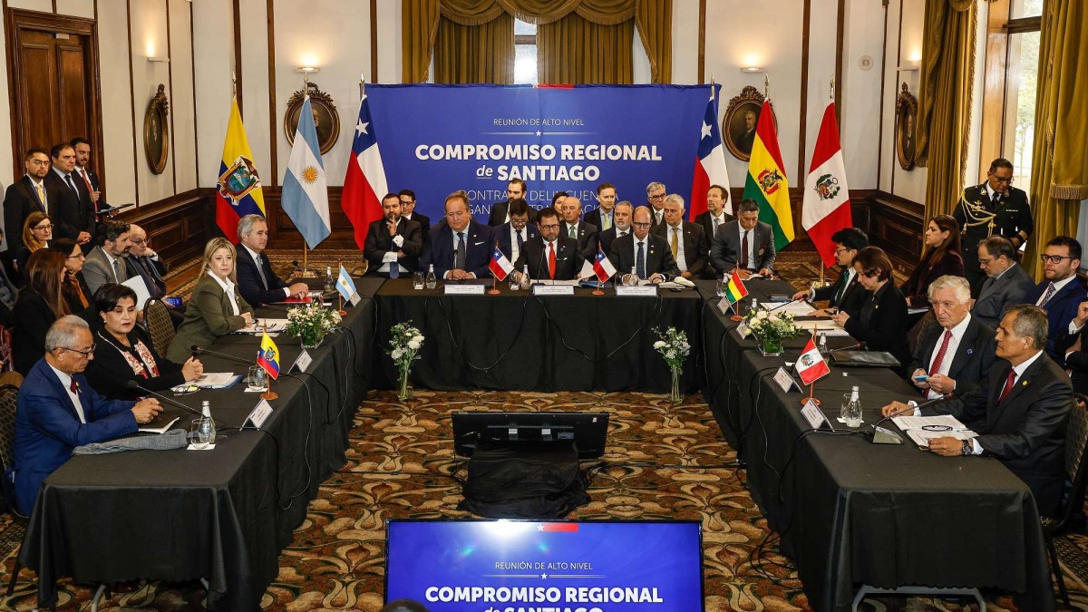 Chile lidera inédita cumbre internacional contra el crimen organizado: 'La respuesta no puede quedarse dentro de las fronteras'