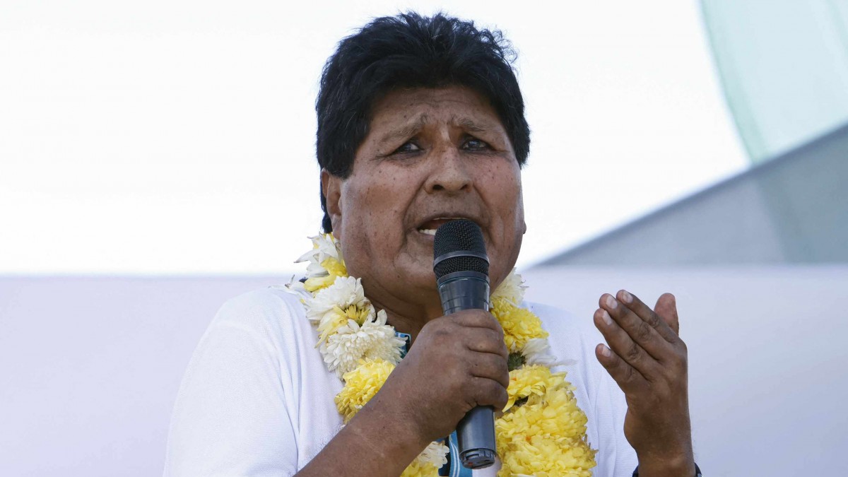 Evo Morales afirma que Bolivia vive una 'rebelión' contra un gobierno 'sometido' a Estados Unidos
