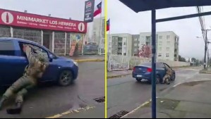Arrastró por casi dos kilómetros a un carabinero y hoy está imputado por homicidio frustrado en prisión preventiva