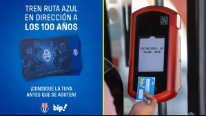 Especial para románticos viajeros: Lanzan tarjeta bip! de la 'U' por sus 99 años de historia