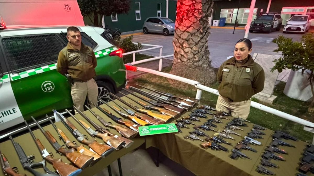 Retiran de circulación 113 armas de fuego operativas y más de 2.400 municiones en San Bernardo