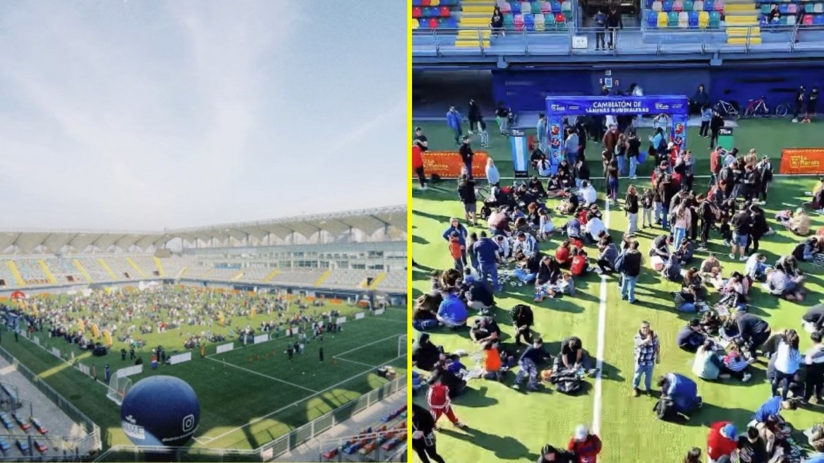 'Cambiatón' de láminas del álbum del Mundial: Más de 8.000 personas llegaron hasta el Estadio Bicentenario de La Florida