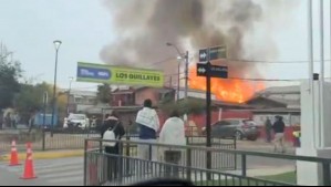 Gran incendio en La Florida: Ocho casas se han visto afectadas por el siniestro