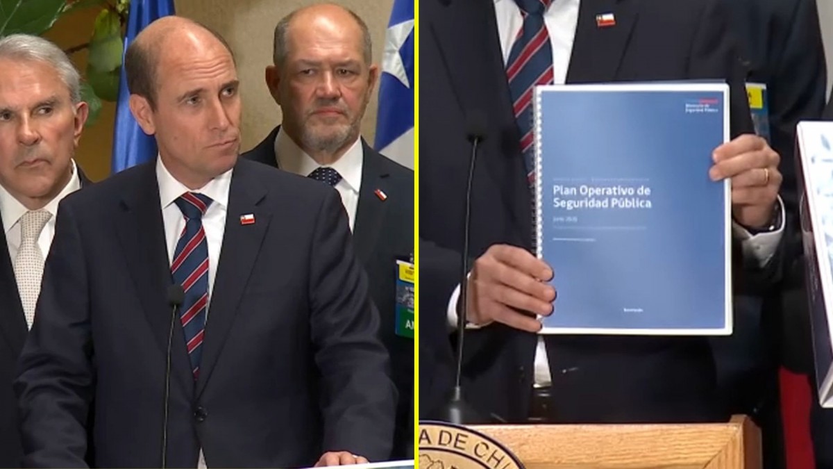 Ministro Arrau presenta el Plan Operativo de Seguridad Pública: Los pilares con que el Gobierno busca enfrentar la delincuencia
