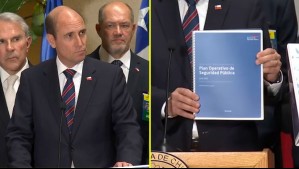 Ministro Arrau presenta el Plan Operativo de Seguridad Pública: Los pilares con que el Gobierno busca enfrentar la delincuencia