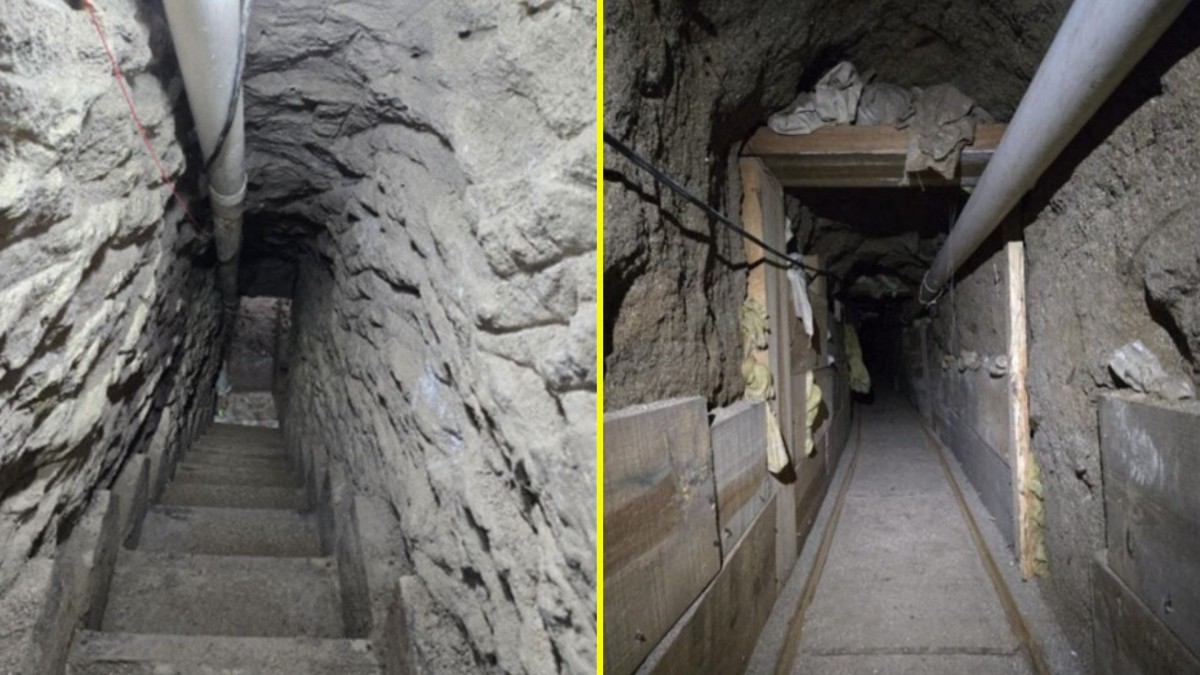 Encuentran sofisticado túnel que conecta México con EEUU: Era usado para el tráfico de drogas