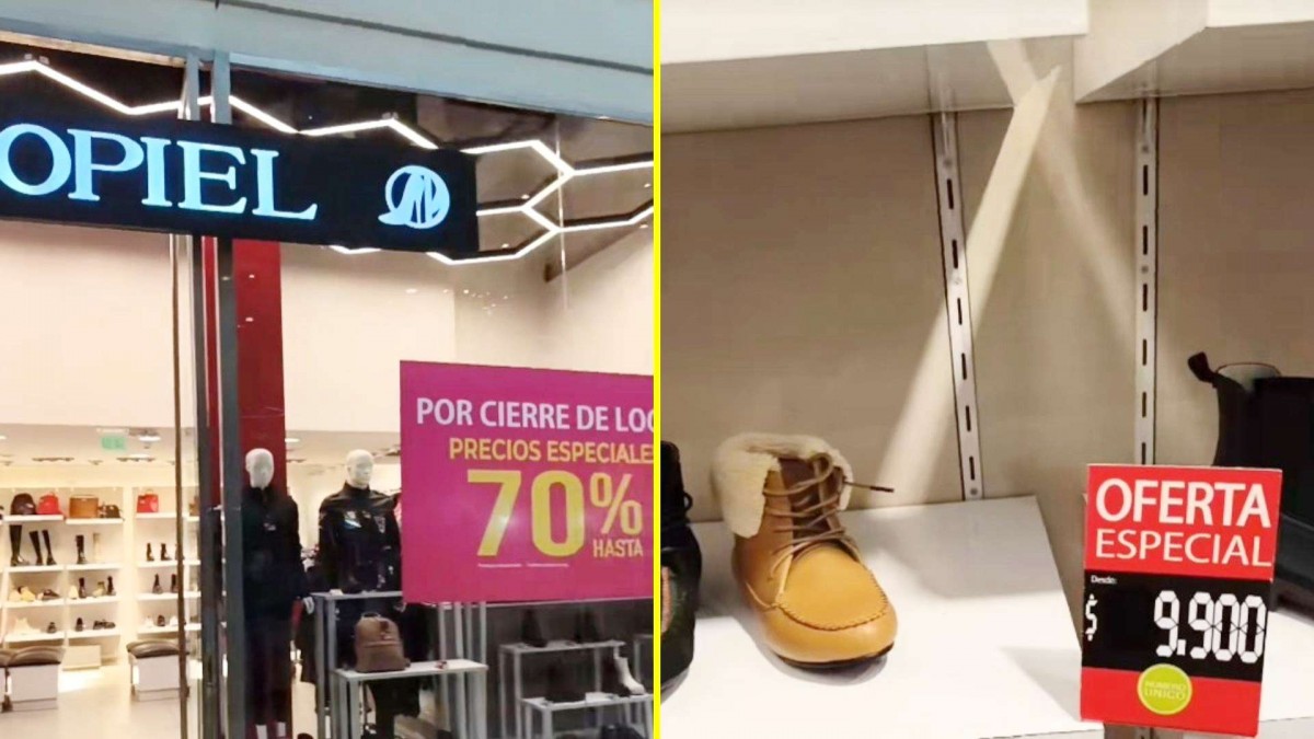 Productos desde $9.990: Conocida tienda de ropa y calzado anuncia remate total por cierre de local