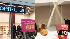 Productos desde $9.990: Conocida tienda de ropa y calzado anuncia remate total por cierre de local