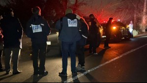 Homicidio en Talagante: Encuentran cuerpo de un hombre baleado en la Ruta 78