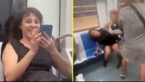 'Eri terrible racista': Chilena enfrenta a mujer que lanzó insultos xenófobos en metro de Barcelona