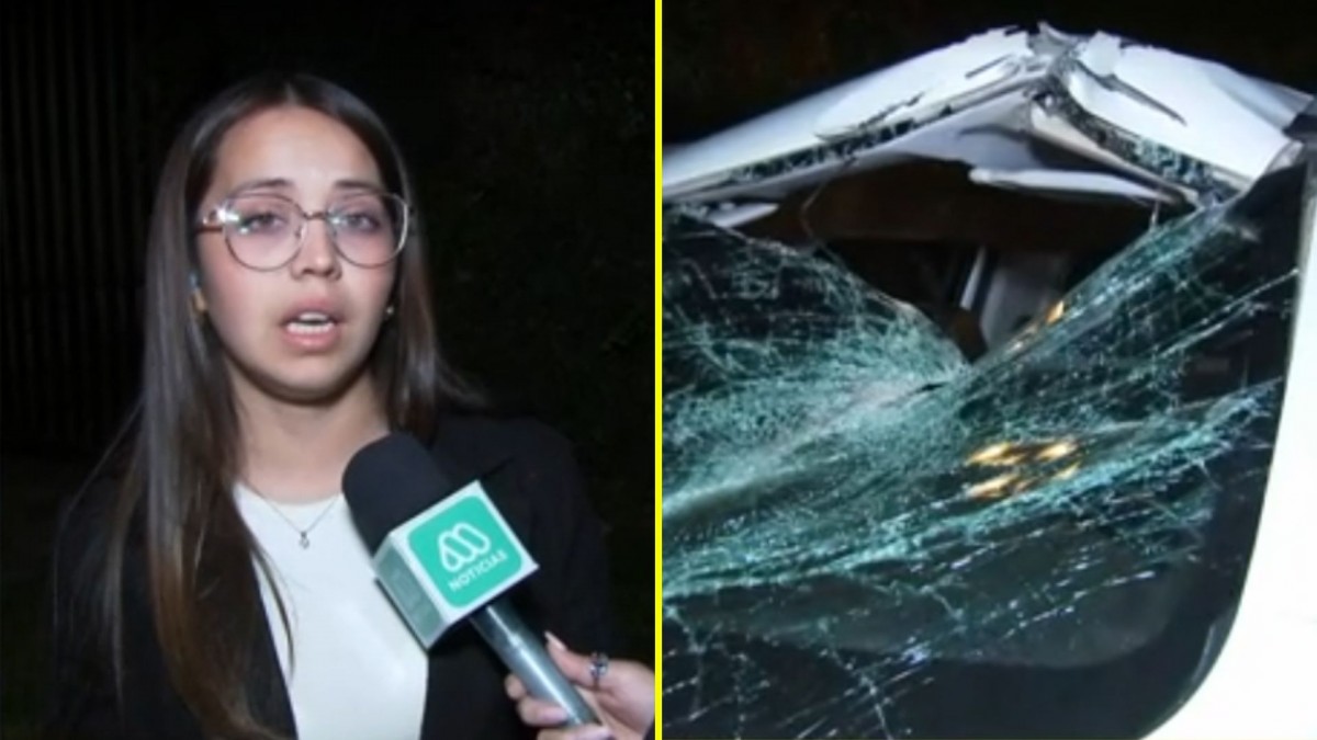 'El auto nos duró cinco minutos': Afectada por fierro desprendido en autopista exige respuestas tras accidente