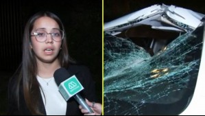 'El auto nos duró cinco minutos': Afectada por fierro desprendido en autopista exige respuestas tras accidente