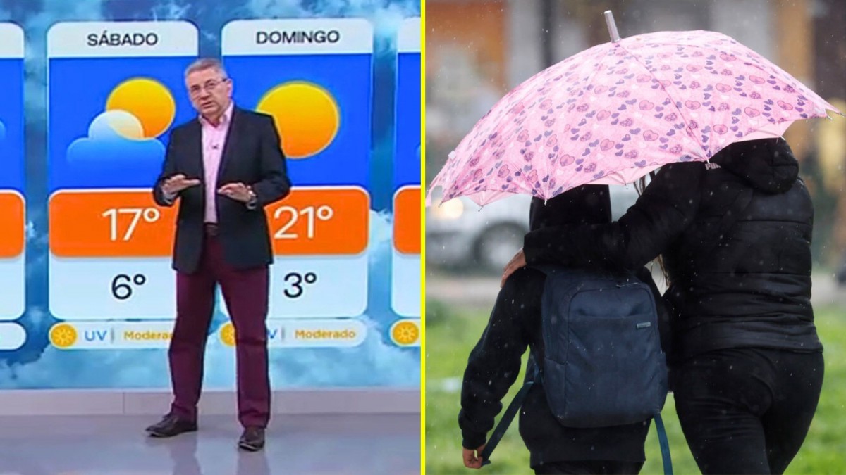 Jaime Leyton entrega su pronóstico del tiempo y lluvias llegarían antes de lo previsto a la RM