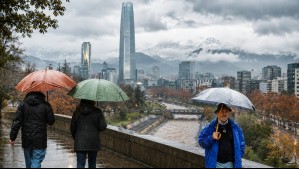 Se aproximan lluvias a Santiago: Dos fenómenos dejarán precipitaciones este sábado y la próxima semana en la RM