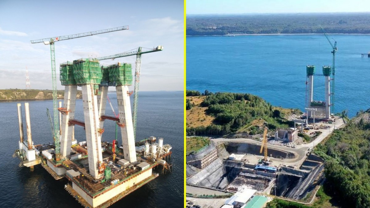 Pila norte del puente Chacao llega al 98% de avance: ¿Cuándo estaría listo?
