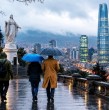 Dos sistemas frontales se aproximan a Santiago y dejarán fuertes lluvias entre el martes 9 de junio y el sábado 13 del mismo mes. Uno de los días podría tener hasta 43 mm de lluvia.