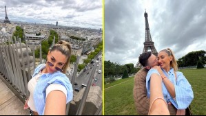 Camila Andrade presenta a su pareja en románticas fotos en París: Seguidores lo compararon con Kaminski