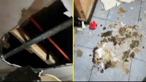 'Se me cayó el techo': El drama de los vecinos que habitan las llamadas 'casas polillas' en Coquimbo