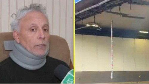 'Me provocó un esguince cervical': Víctima de choque con fierro en autopista reprocha falta de preocupación de la Costanera Norte