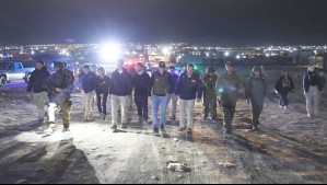 "Los vecinos exigen poder vivir en paz": Ministro de Seguridad encabezó operativo en la toma de El Boro en Alto Hospicio