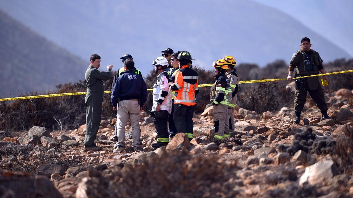 Bomberos confirma fallecimiento de dos personas tras caída de helicóptero en Puerto Aysén