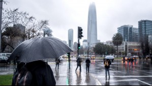 Primer sistema frontal de la semana está a punto de impactar Santiago: Conoce cuándo dejará lluvias en la capital