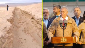Así avanza construcción de polémica zanja en la frontera norte: Presidente Kast visitó las obras de excavación
