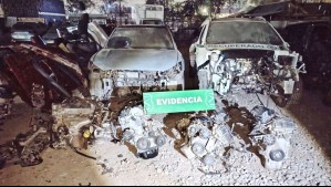 Un GPS los delató: Descubren taller clandestino con vehículos robados en La Pintana