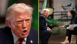 Trump arremete contra periodista y abandona entrevista enfurecido: 'Deberías poner en orden tu prensa'