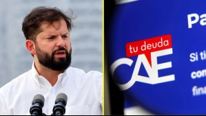 Boric alza la voz ante denuncias de deudores del CAE: "Les vacían sus cuentas corrientes intempestivamente"
