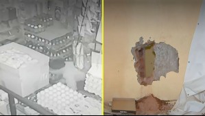 Delincuentes usaron una iglesia para hacer un forado y robar $2 millones en local comercial en Conchalí