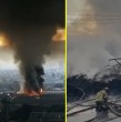 Desde la madrugada de este domingo se registra un gran incendio en la comuna de Cerrillos, específicamente en un recinto que sirve para acumular neumáticos. ¡Mira los registros que circulan en redes sociales!