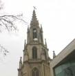 La cruz de la iglesia Los Carmelitas, ubicada en Avenida Libertad, en pleno centro de Viña del Mar, mantiene preocupados a feligreses y transeúntes tras presentar una pronunciada inclinación luego de un pasado sismo.
