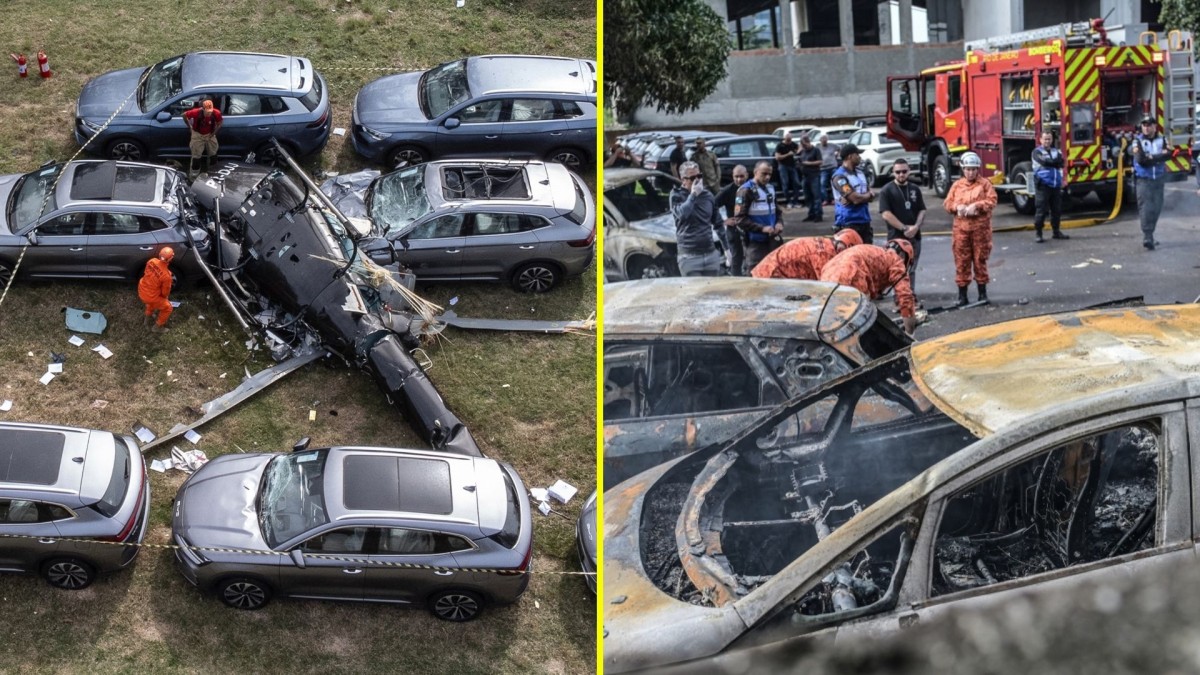 Seis muertos en colisión de dos helicópteros en Río de Janeiro