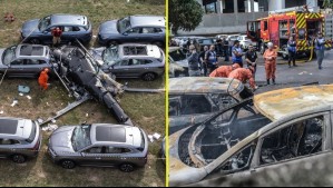 Seis muertos en colisión de dos helicópteros en Río de Janeiro