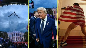 Trump celebra su 80 cumpleaños con un insólito show de artes marciales en la Casa Blanca
