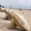 El Gobierno instaló tetrápodos de hormigón en la frontera norte de Arica y Parinacota como parte del Plan Escudo Fronterizo. Conoce sus características y función.