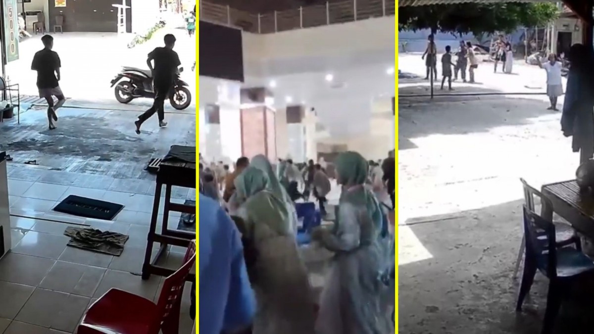 Terremoto en Indonesia: Videos muestran momento del sismo que azotó al centro del país
