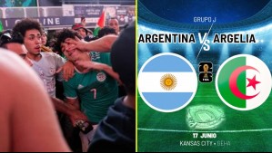Pelea entre hinchas de Argentina y Argelia deja detenidos en Nueva York: Videos muestran golpes en la previa del encuentro