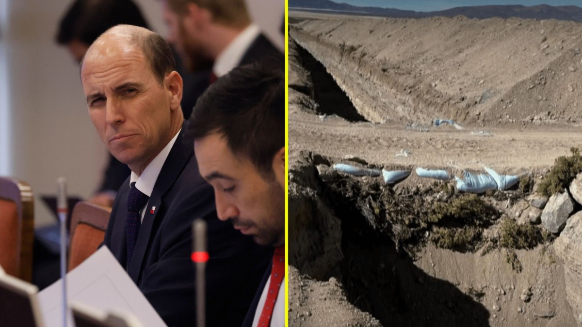 Ministro Arrau por puente instalado sobre zanja fronteriza: 'Lo esperábamos, pero ya sabemos dónde están operando'