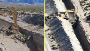 Videos muestran maquinarias destruyendo puente sobre zanja en la frontera: 'Nuestro escudo fronterizo se monitorea'
