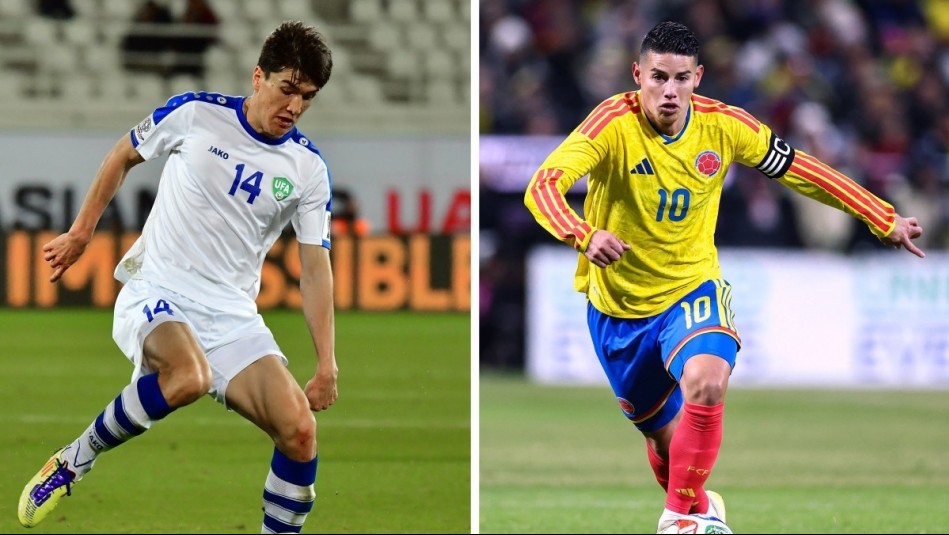 Colombia vs. Uzbekistán: hora en Chile, canal y datos del debut de la Tricolor en el Mundial 2026