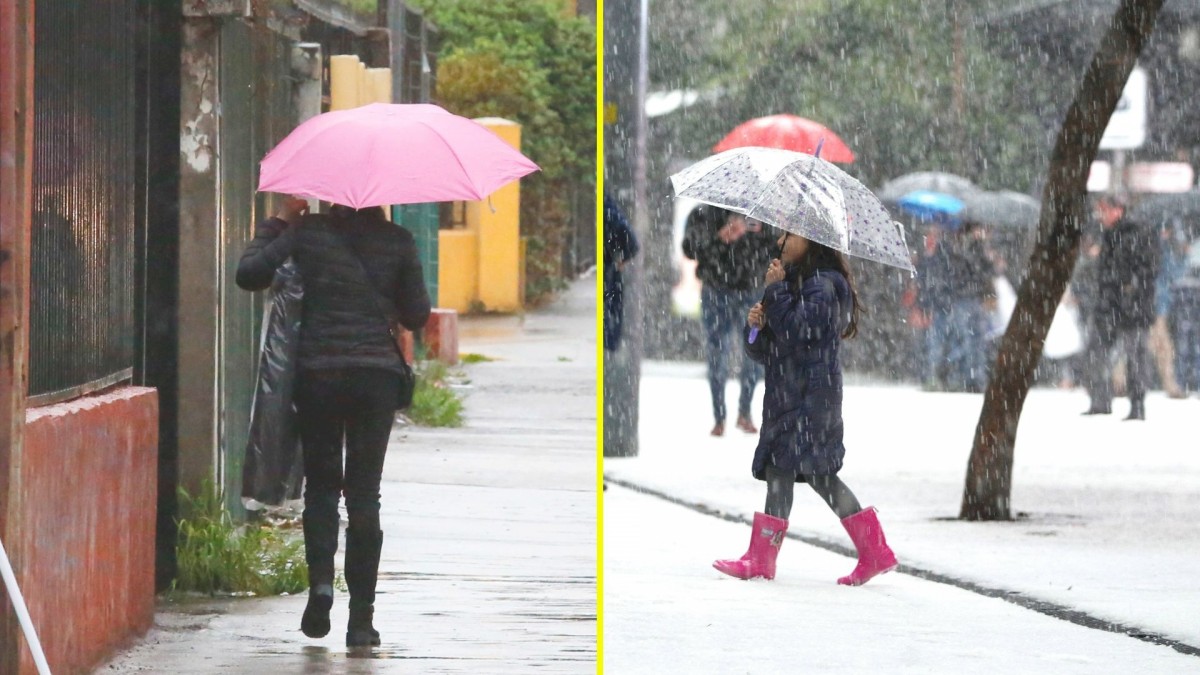 Avisos por precipitaciones y nevadas en 3 regiones de Chile: Se esperan hasta 35 mm de lluvias